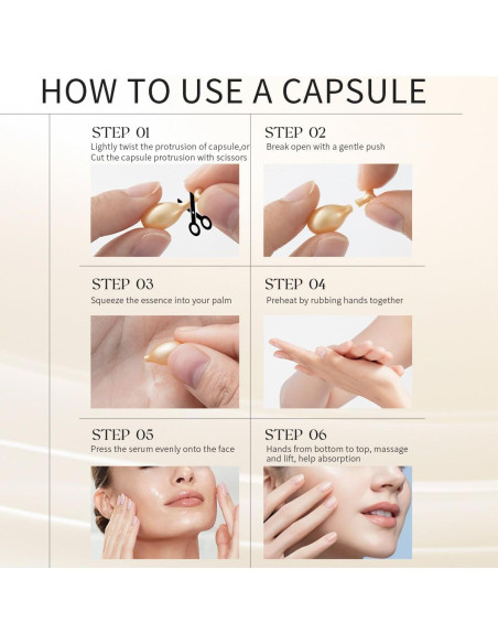 Suero Pro-Retinol HKH Anti-Envejecimiento 48 Cápsulas 71g