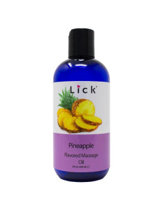 Aceite de Masaje Comestible Lick Sabor Piña 236.6 ml