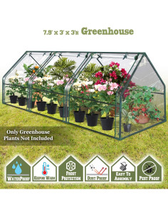 Invernadero Mini Portátil BenefitUSA 0.91m x 2.41m para Plantas 2