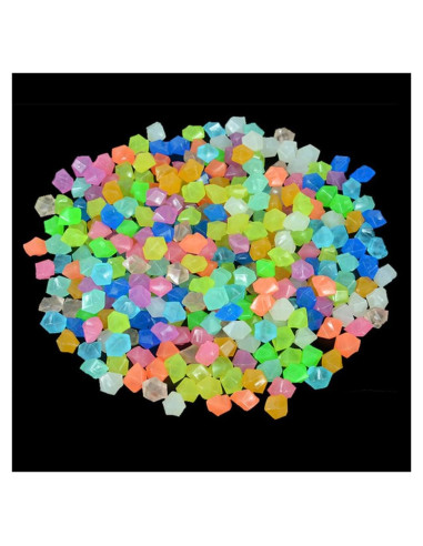 Rocas Luminiscentes Muzero 100pcs para Decoración y Acuarios