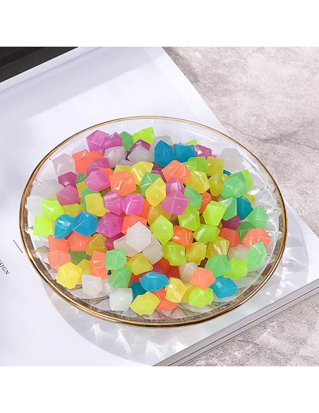 Rocas Luminiscentes Muzero 100pcs para Decoración y Acuarios Rocas Luminiscentes Muzero 100pcs para Decoración y Acuarios