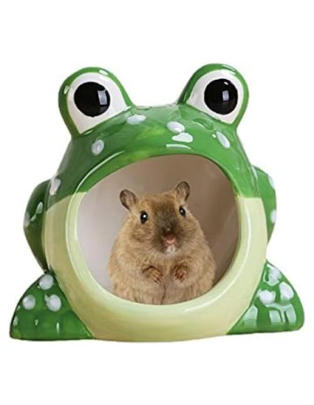 Casa Escondite Cerámica para Hámster WNZQK Forma de Fresa