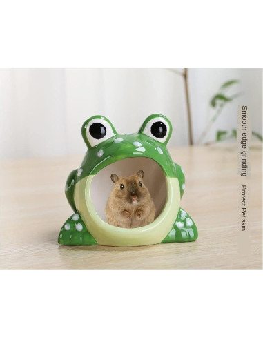 Casa Escondite Cerámica para Hámster WNZQK Forma de Fresa