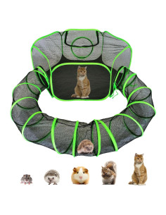 Cercado para Animales Pequeños Heyhome 120x45cm con Túnel