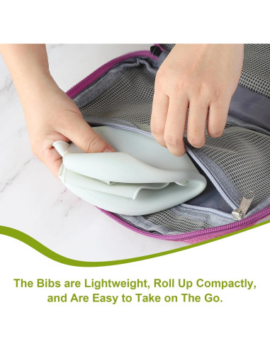 Babero de Silicona Accmor Ballena Impermeable para Bebés