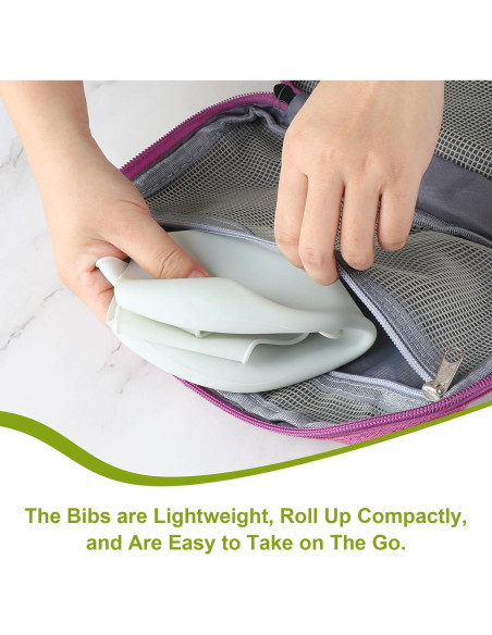 Babero de Silicona Accmor Ballena Impermeable para Bebés