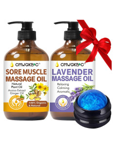 Set de Aceite de Masaje Jengibre y Lavanda - 3 Piezas