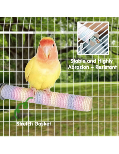 Juguetes para Periquitos 4 Pcs - Accesorios de Madera Limxfree