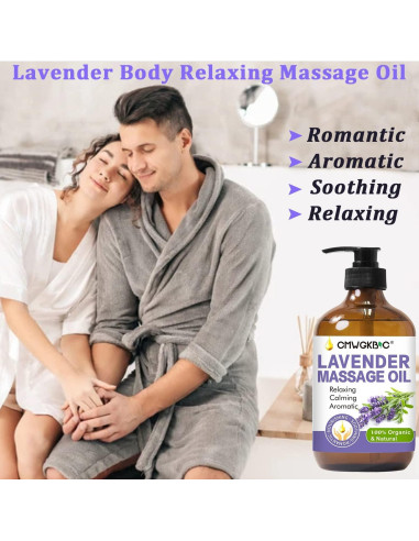 Set de Aceite de Masaje Jengibre y Lavanda - 3 Piezas