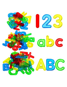 Juego de Letras y Números Transparentes Bbiamsleep 67 Pcs