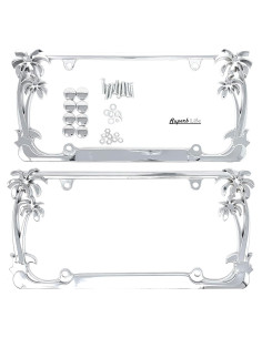 Marco de Placa de Licencia Cromo Superb LNF - Juego de 2
