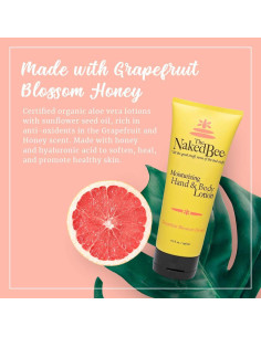 Loción de Manos y Cuerpo La Abeja Desnuda Miel Pomelo 190ml - 2 Unidades 2