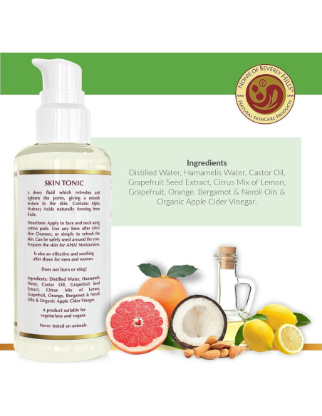 Tónico AHA Vegano Nonie Of Beverly Hills 198g - Exfoliante Natural Tónico AHA Vegano Nonie Of Beverly Hills 198g - Exfoliante Natural