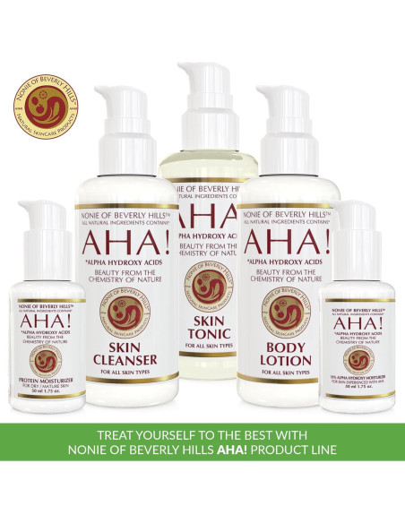 Tónico AHA Vegano Nonie Of Beverly Hills 198g - Exfoliante Natural Tónico AHA Vegano Nonie Of Beverly Hills 198g - Exfoliante Natural