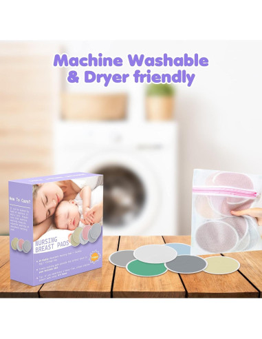 14 Almohadillas Reutilizables para Lactancia G-PADS 11.94 cm