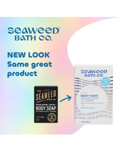 Jabón Corporal Detox Exfoliante Seaweed Bath Co. 106g 2