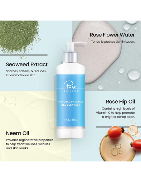 Limpiador en Gel Pure Daily Care 227 g - Suave y Refrescante Limpiador en Gel Pure Daily Care 227 g - Suave y Refrescante