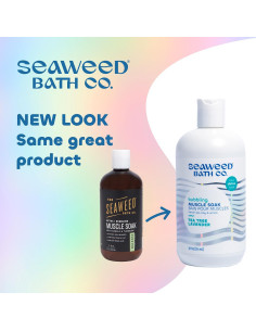 Baño de Muslos Burbujeante Seaweed Bath Co. 340g Árbol de Té y Lavanda 2