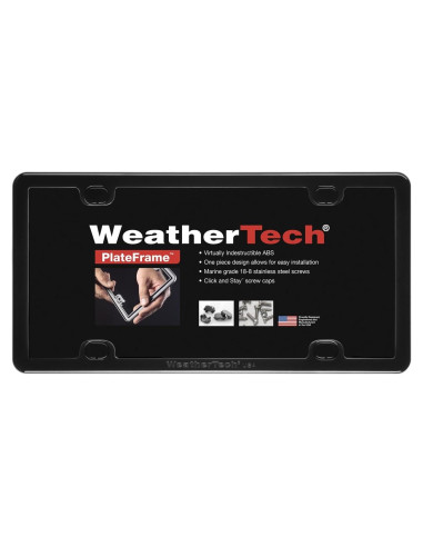 Marco de Placa WeatherTech KIT DE MARCO DE PLACA - Negro