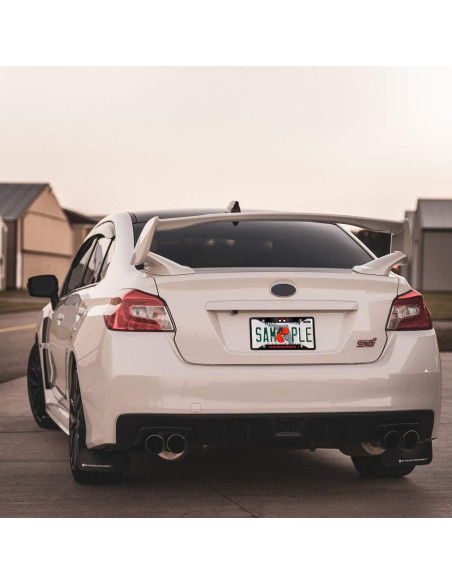 Marco de Placa de Licencia VOXIN Metal Negro 30.5x15.2 cm