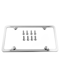 Marco de Placa de Licencia Acero Inoxidable LFPartS 4 Agujeros