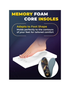 Plantillas de Espuma Viscoelástica CRUVHEAL - Hombres 42 - Mujeres 41 2