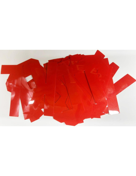 Kit Letras de Hierro Transferibles TeeWin 47 Piezas Rojo Brillante