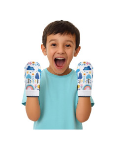 Guantes de Dentición Impermeables FDFuZhao para Niños Mayores
