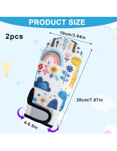 Guantes de Dentición Impermeables FDFuZhao para Niños Mayores 2