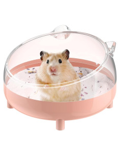 Contenedor de Baño de Arena Pawfly para Hámsteres y Animales Pequeños