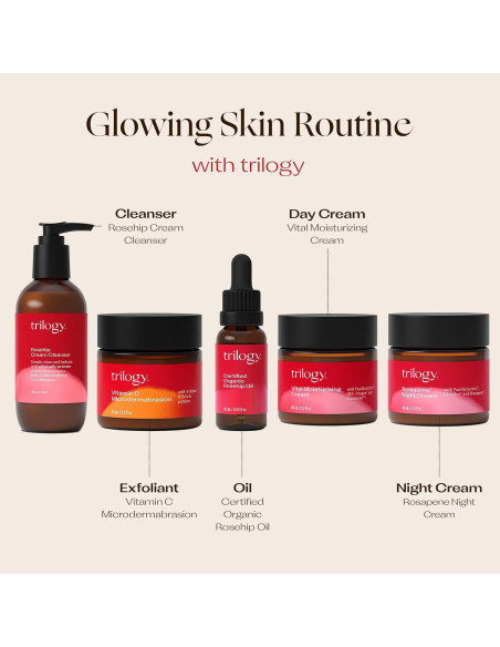 Aceite de Rosa Mosqueta Orgánico Trilogy 43g - Piel Perfecta