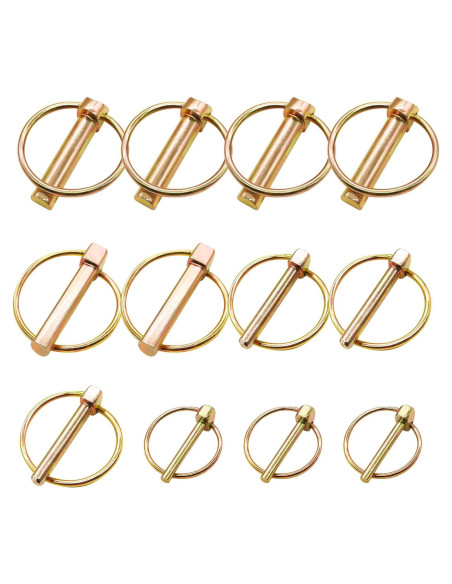 Kit de Pasadores de Seguridad Mankk 12 Piezas Alta Resistencia