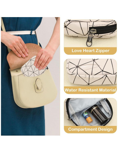 Bolsa de Almacenamiento para Productos Menstruales Desing Wish - 2 Piezas