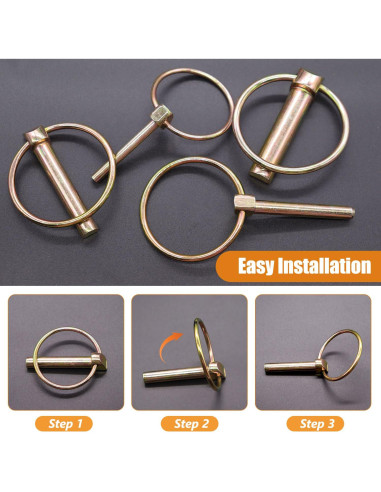 Kit de Pasadores de Seguridad Mankk 12 Piezas Alta Resistencia