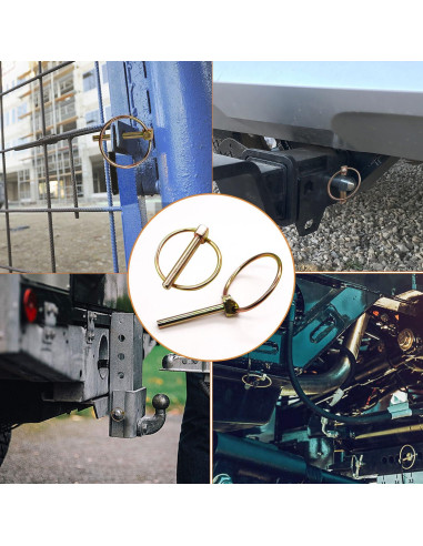 Kit de Pasadores de Seguridad Mankk 12 Piezas Alta Resistencia