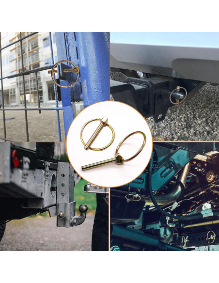 Kit de Pasadores de Seguridad Mankk 12 Piezas Alta Resistencia