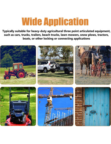 Kit de Pasadores de Seguridad Mankk 12 Piezas Alta Resistencia