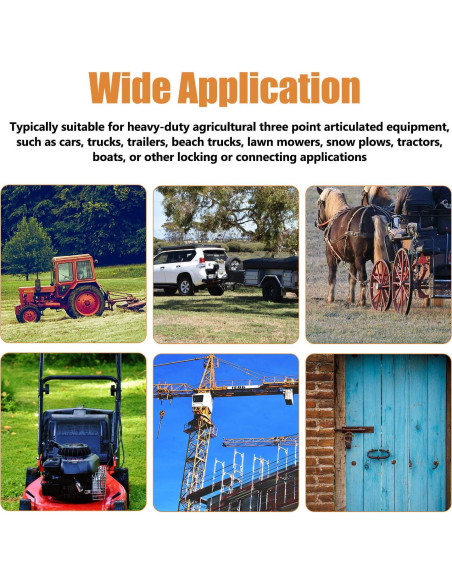 Kit de Pasadores de Seguridad Mankk 12 Piezas Alta Resistencia