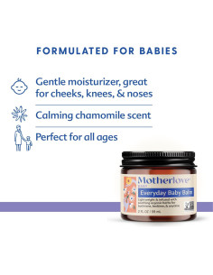 Bálsamo Diario para Bebés Motherlove 56.7g Natural Hidratante 2