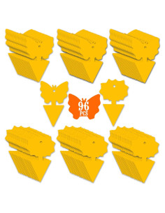 Trampas Adhesivas para Moscas de Fruta USKICH 96 Piezas