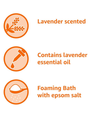 Baño Espumoso Aromatizado con Lavanda Amazon Basics 1006 ml