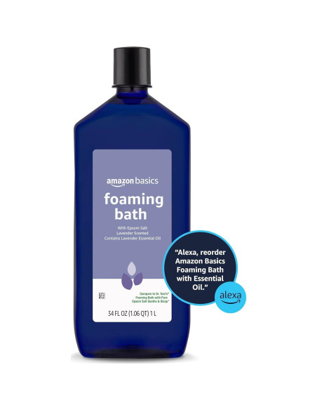 Baño Espumoso Aromatizado con Lavanda Amazon Basics 1006 ml