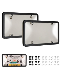 Cubierta y Marco de Placa de Licencia Tzuoen MX0001 Claro