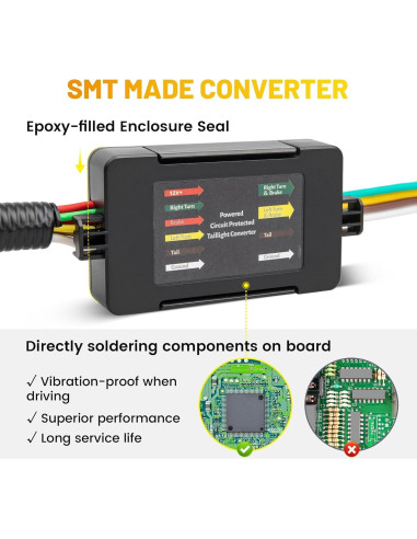 Arnés de Cableado de Remolque 4 Pines Oyviny OV2261 para Hyundai y Kia