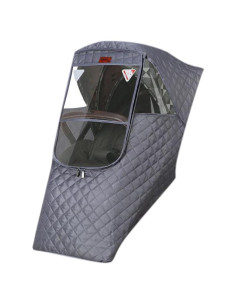 Cubierta de lluvia para cochecito de bebé Gris - Impermeable y transpirable