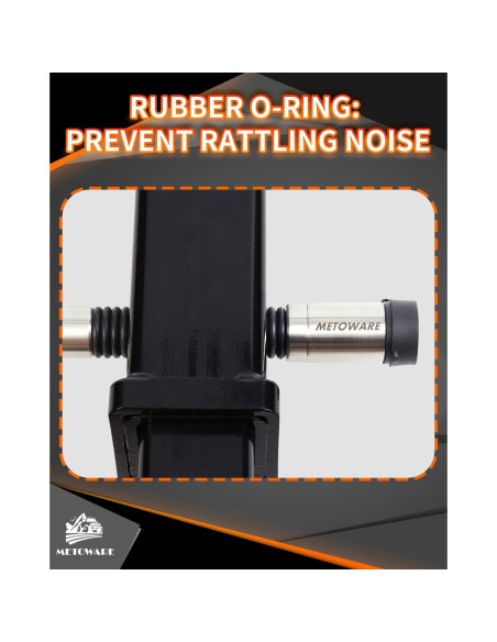 Cerradura de Remolque METOWARE de Acero Inoxidable 8.9 cm