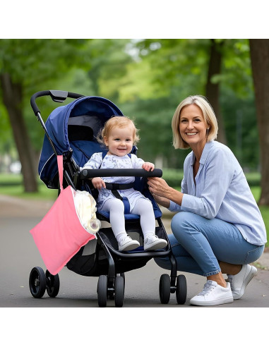 Bolsa Húmeda Impermeable Eaxin Floral - 2 Paquetes Reutilizables