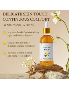 Aceite Corporal Hidratante de Vainilla Gaayou 230ml 2