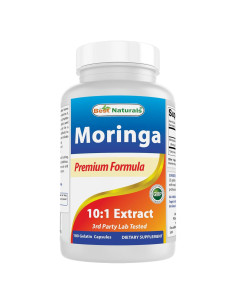 Extracto de Moringa Best Naturals 1500mg 180 Cápsulas