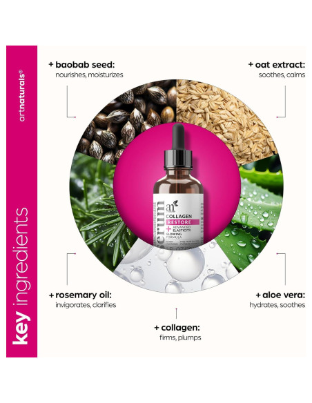 Suero Facial Antienvejecimiento Artnaturals 28.35 g - Colágeno